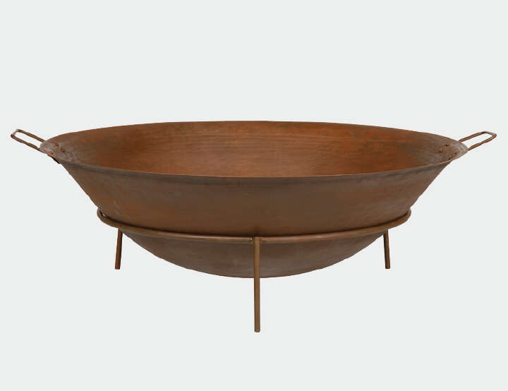 Siena Home Feuerschale Rusty, Gusseisen rostbraun, mit Griffen Ø 61cm